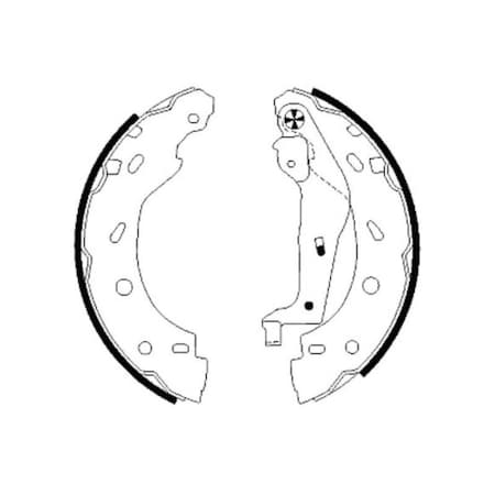 Pagid Brakes DRUM BRAKE SHOE KIT 355002421